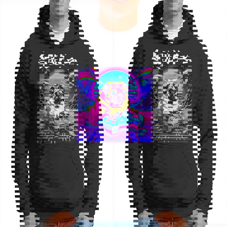 面白いtシャツ パグ 犬 ゲーム イヌ わんこ メンズ 犬好き グッズ かわいい おもしろ 面白い 服 ネタ パーカー