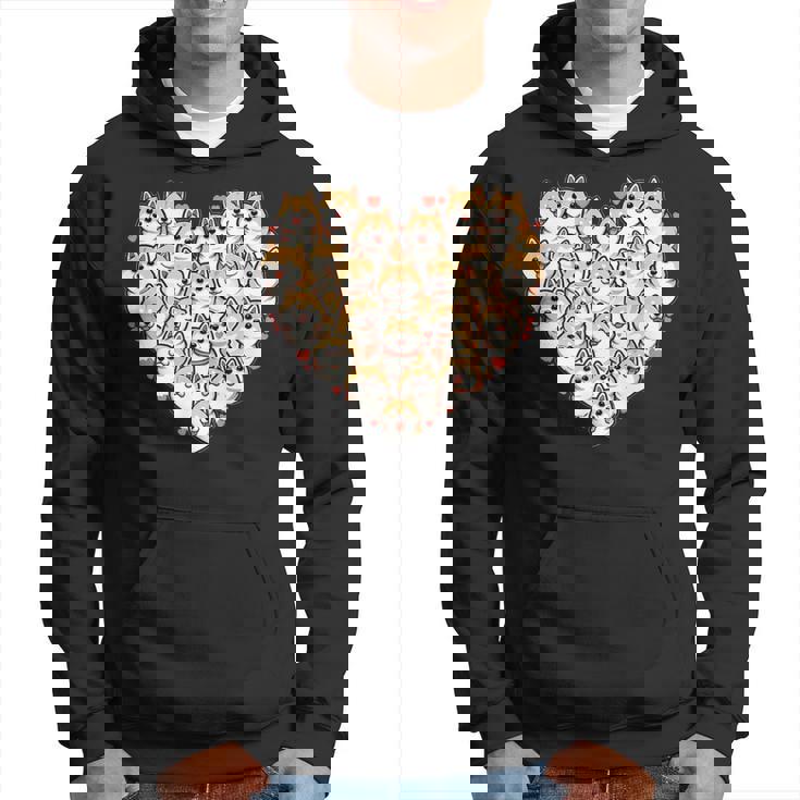 面白いtシャツ 柴犬 ハート イヌ わんこ メンズ 犬好き グッズ かわいい おもしろ 面白い 服 ネタ パーカー