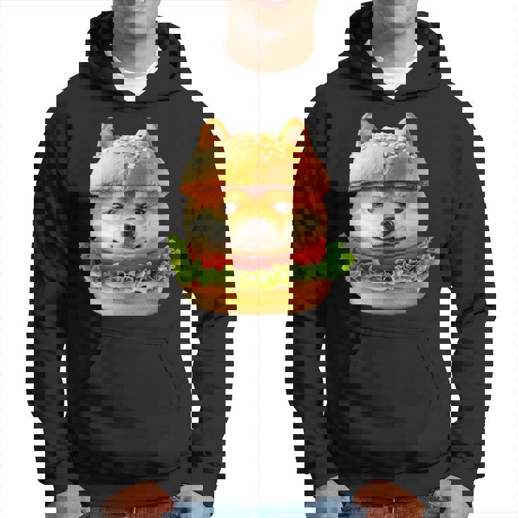 面白いtシャツ 柴犬 犬 イヌ ハンバーガー メンズ 犬好き グッズ かわいい おもしろ 面白い 服 ネタ パーカー