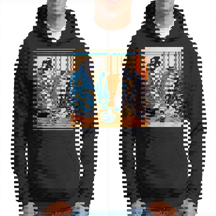 面白いtシャツ 猫 ネコ 酒 メンズ 猫好き グッズ おもしろ 面白い 服 ネタ にゃんこ 猫の下僕 浮世絵 パーカー