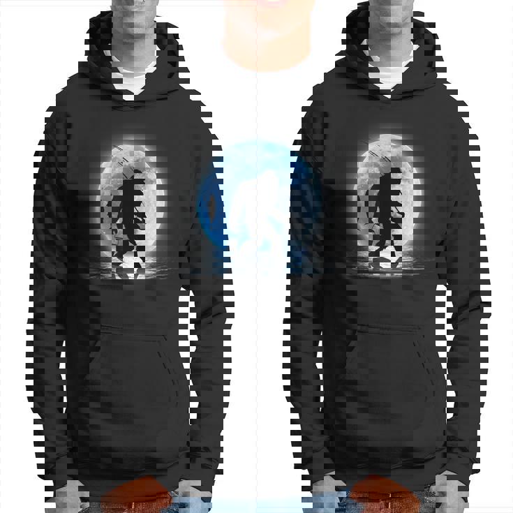 面白いtシャツ 釣りバカ 青い月と釣り人 メンズ おもしろ 面白い 服 オリジナル 海釣り 川釣り ビッグフット ネタ パーカー