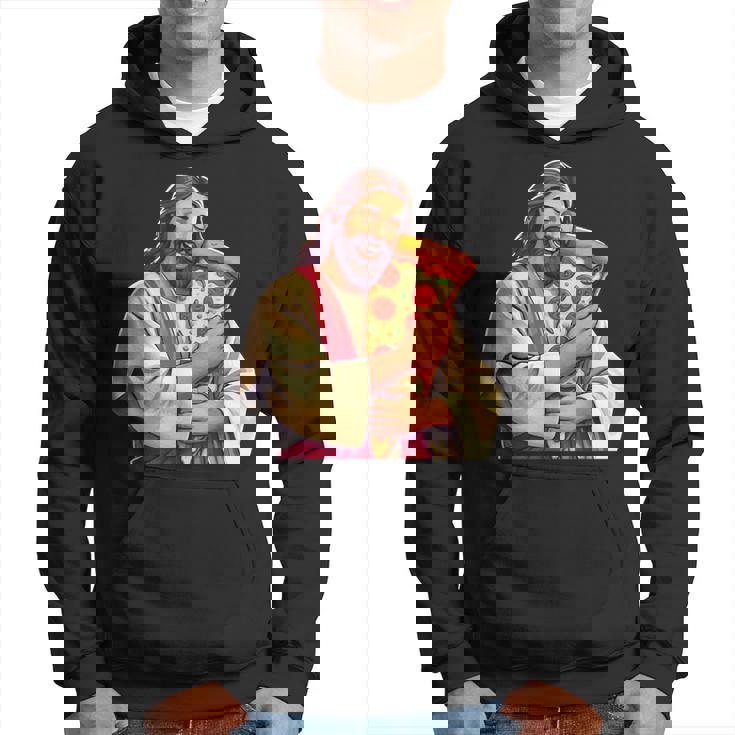 面白いイエスピザ愛好家クリスチャンユーモアtシャツ ピザジョーク パーカー