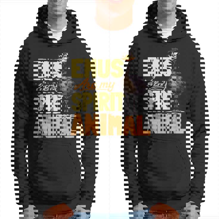 面白いエミューアニマルemus Are Mypiritアニマル。 パーカー