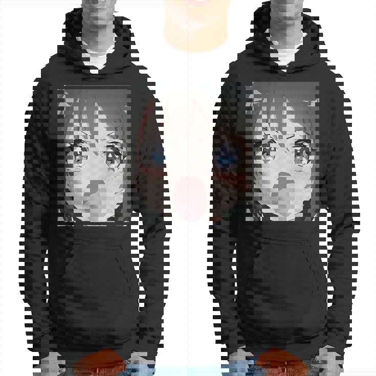 面白いカワイイガール 日本アニメ オタク パーカー