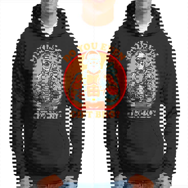 面白いクリスマス ウエイトリフティング ボディビルディング 筋肉質サンタ パーカー