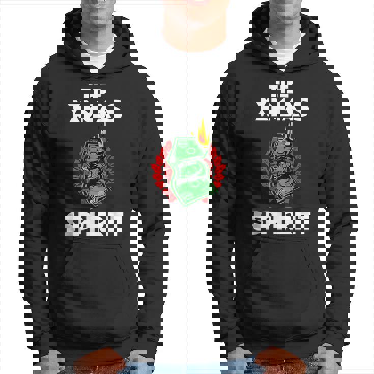 面白いクリスマス「The Xmaspirit」グラフィック パーカー