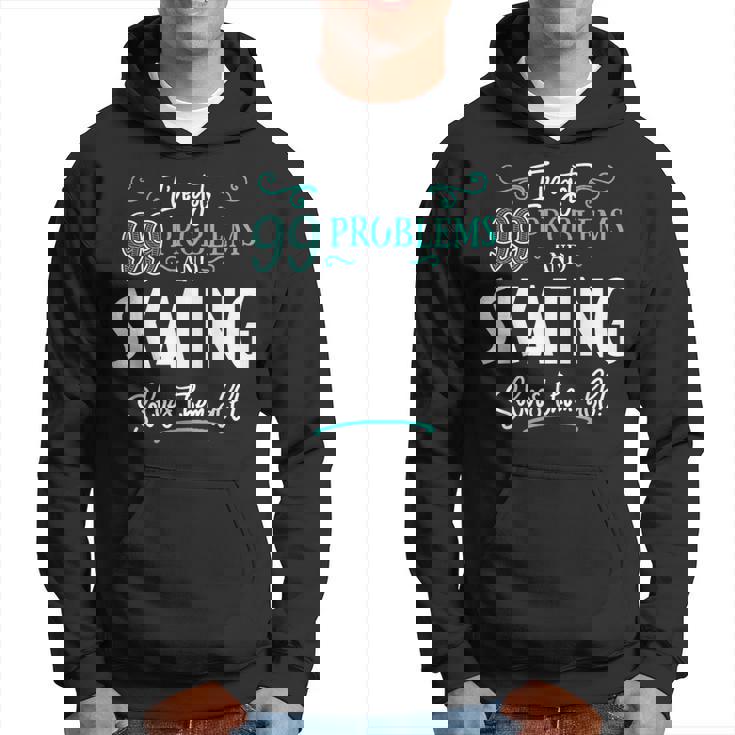 面白いスケートグラフィック I've Got 99 Problems パーカー