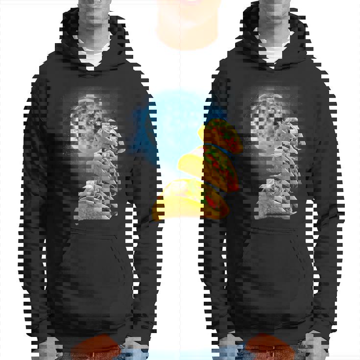 面白いタコスシャツ – タコス好きのタコスハウリングアットザムーン パーカー