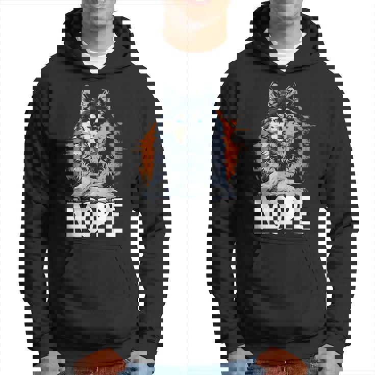 面白いハスキー T、犬の飼い主のための面白い犬の散歩服 パーカー