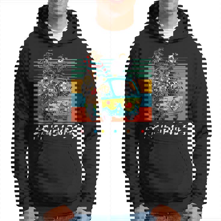 面白いハロウィンコスチュームキャラクター ホラー映画 パーカー