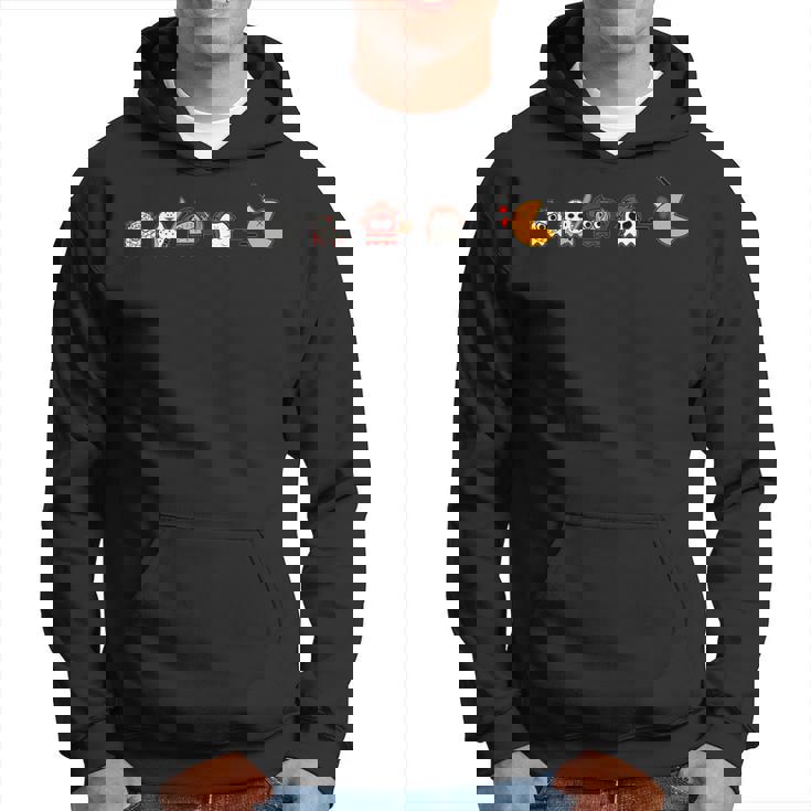 面白いパロディ ハロウィンゲーマー 80年代ホラー映画 パーカー