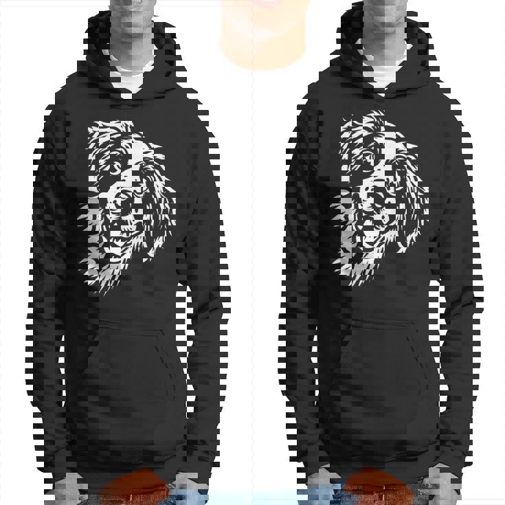 面白いブリタニー スパニエル犬のぞくグラフィック デザイン パーカー