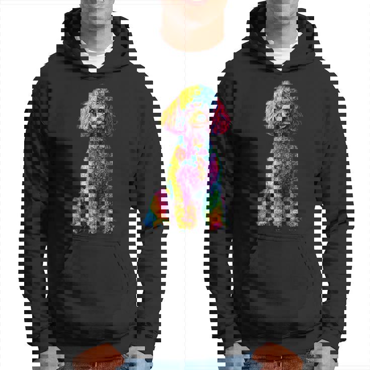 面白いプードル犬 動物愛好家 犬の飼い主 プードル犬 Poodle Animal Lover Dog Owner パーカー