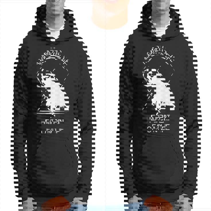 面白いマムート石器時代の氷河期デザイン 先史時代のデザイン パーカー