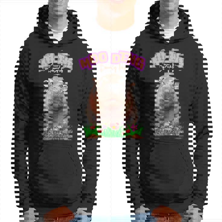 面白いムーデンかわいい赤ちゃんの有名なピグミーカバ パーカー