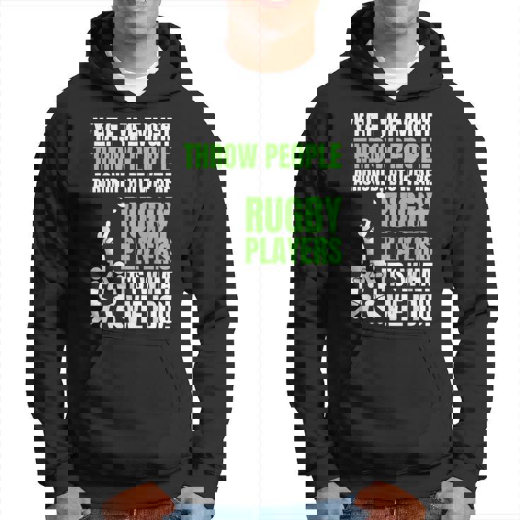 面白いラグビーコーチ、選手、ファンのラグビー。 パーカー