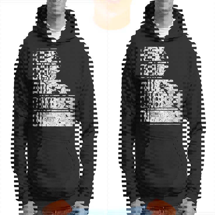 面白いロッククライミング 引用 登山家 & ボルダリング パーカー