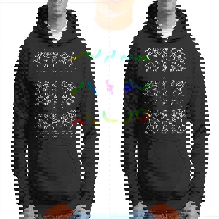 面白い代数のダンス機能 数学先生 オタクギフト アイデア パーカー