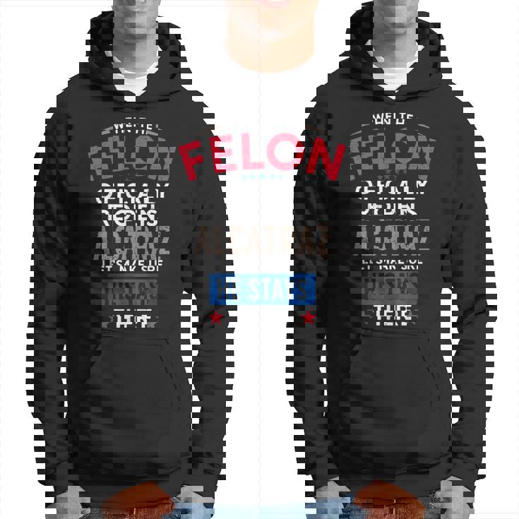 面白い反トランプ・フェロン・アルカトラズ パーカー