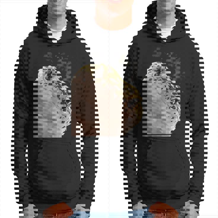 面白い好奇心が強い爬虫類ヒョウモントカゲモドキ パーカー