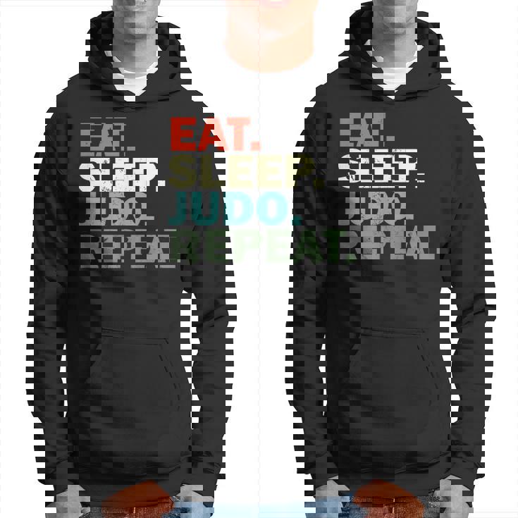 面白い柔道家が寝る柔道を食べる パーカー