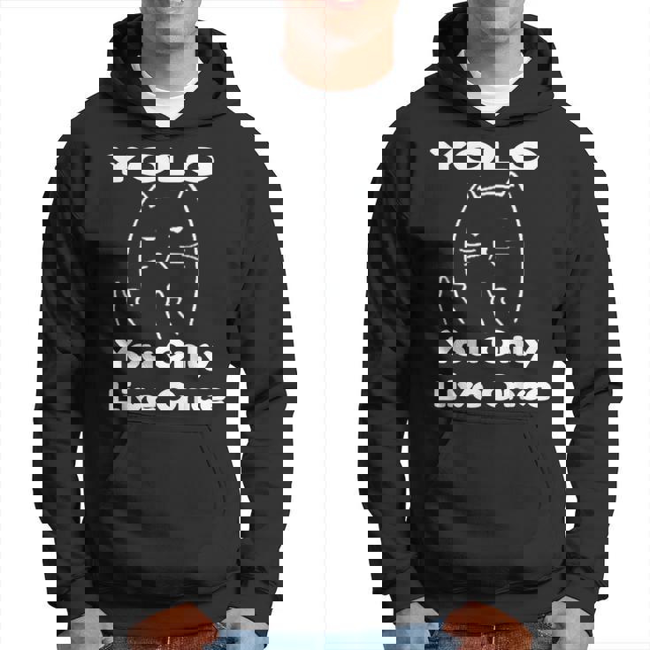 面白い猫 Tピースギフト Yolo 猫愛好家に パーカー