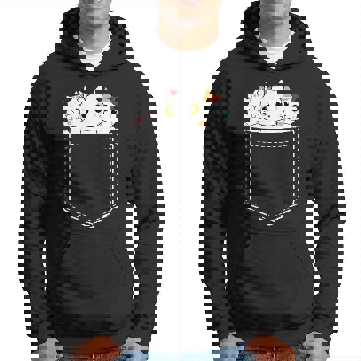 面白い猫 ポケット かわいい カワイイ キティ ラブ キャット ポケット付き パーカー