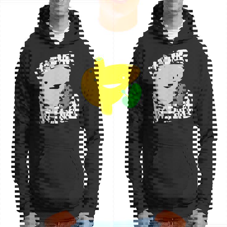 面白い臓器ボディパーツ肝臓の恋人ない戦闘機 パーカー