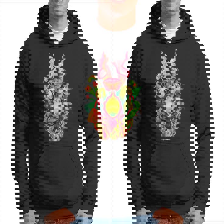 食虫植物 ネイチャーアート 食虫植物 サラセニア パーカー