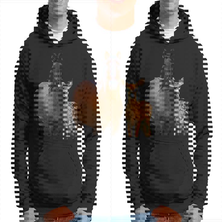 馬 鹿 面白いtシャツ バカ メンズ おもしろ 面白い 服 オリジナル おもしろグッズ ネタ 動物 ウマ シカ パーカー