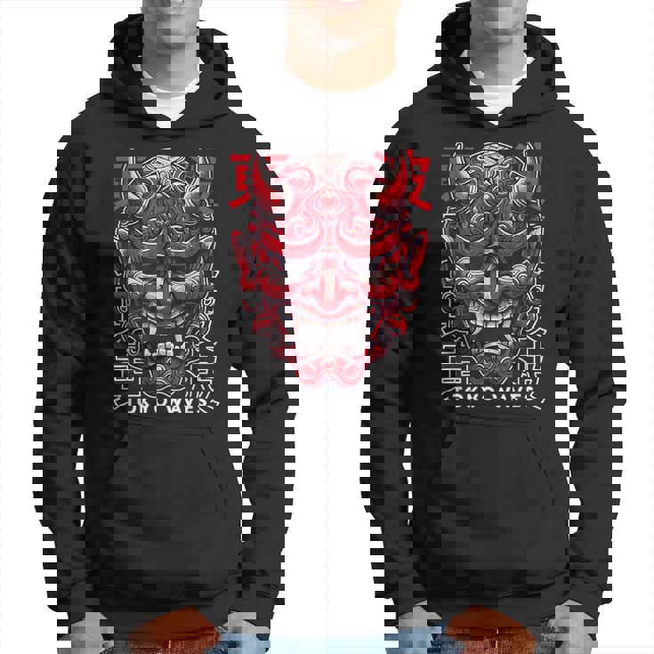 鬼マスク フェイス 妖怪 悪魔 般若 日本 鬼マスク パーカー