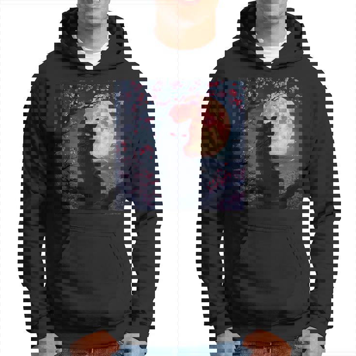 魅惑の赤い月 パーカー