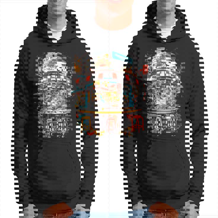 鮮やかな東京ラーメン屋 日本食好き カワイイオタク パーカー