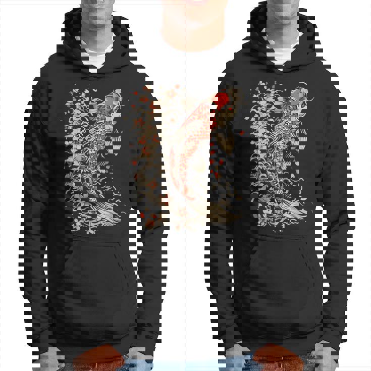 鯉 アジアン 鯉 錦鯉 魚 さくら 桜 季節 パーカー