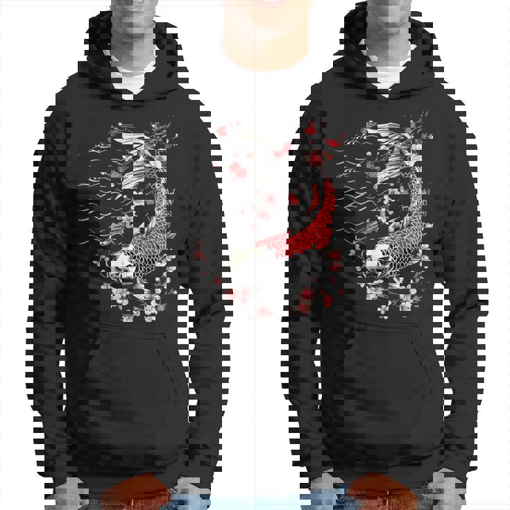 鯉 桜 桜 季節 錦鯉 魚 アジアン パーカー