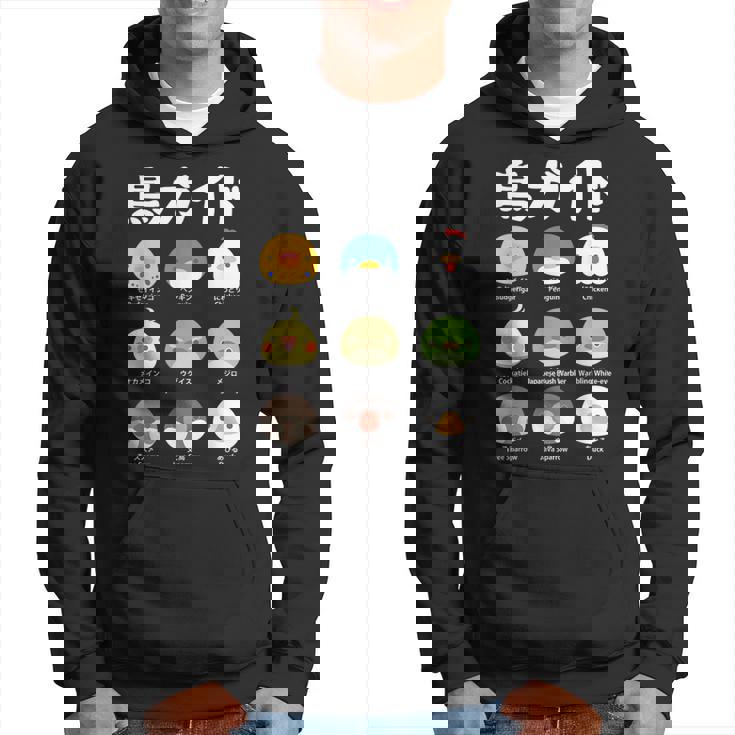 鳥ガイド 鳥好き 鳥の飼い主 文鳥 オカメインコ 文鳥の一覧 セキセイインコ ペンギン にわとり 文鳥の種類 ウグイス パーカー