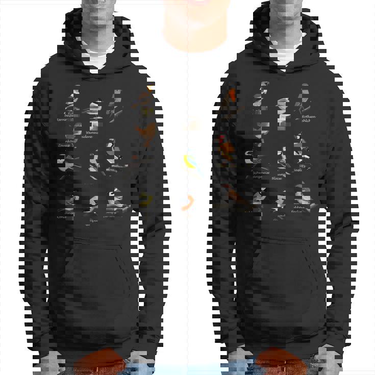 鳥モチーフガーデンバードバードソングバード おっぱい バンティングスズメ パーカー