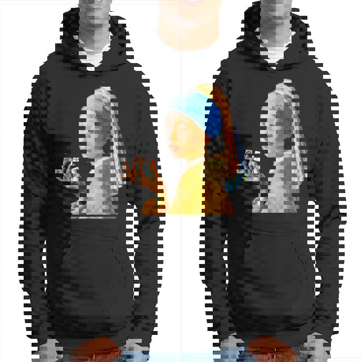 麻雀 牌 おもしろ ネタ フェルメール グッズ 服 面白いtシャツ 面白い メンズ 雀士 プレゼント おしゃれ パーカー