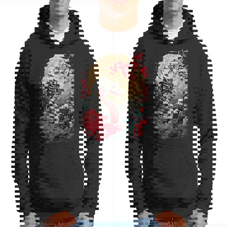 黒龍 桜 日本 美学 日本龍 パーカー