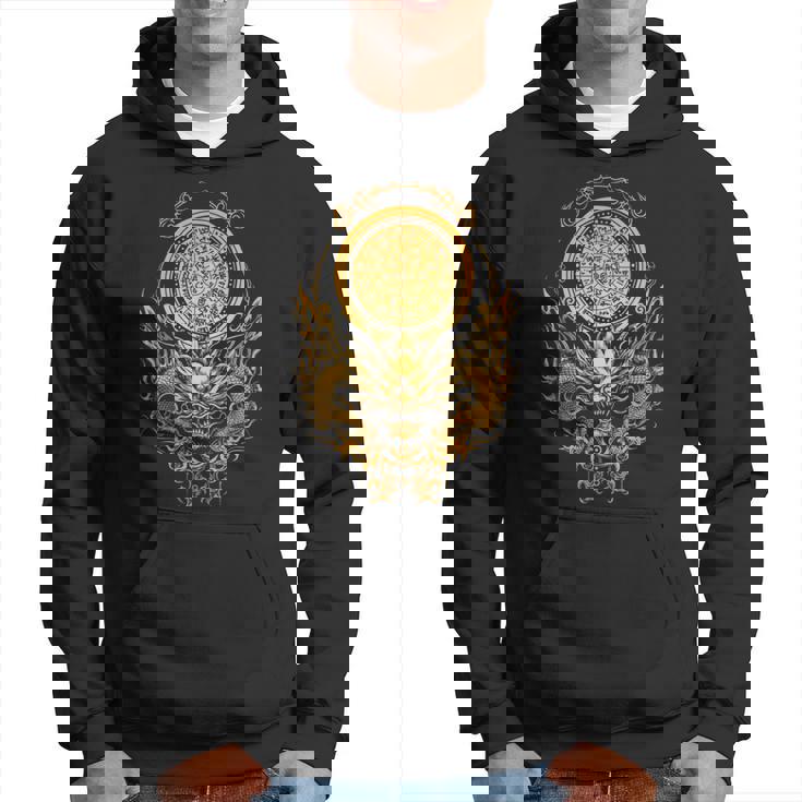 龍体文字フトマニ図 幸運 パーカー