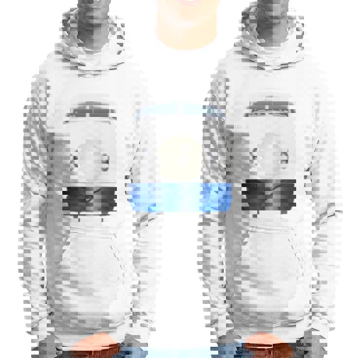 0系新幹線イラスト 長袖tシャツ パーカー