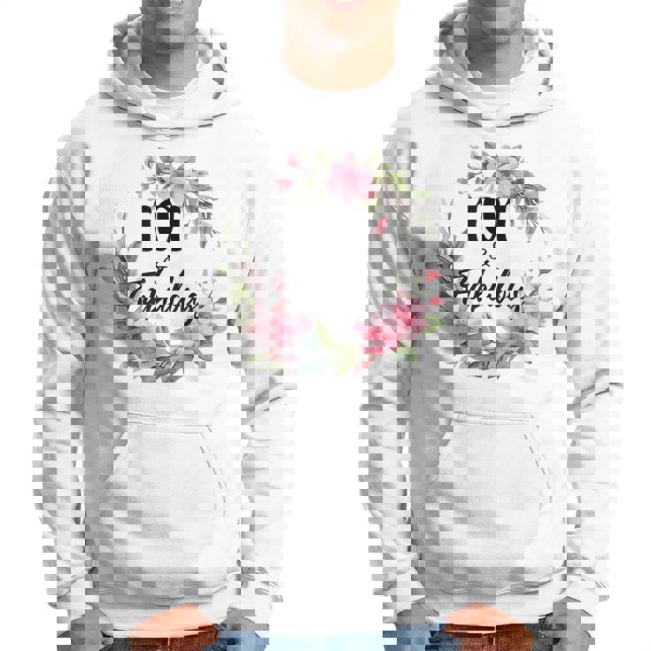 101歳&素晴らしいフローラルパーティーハッピー101歳の誕生日 パーカー