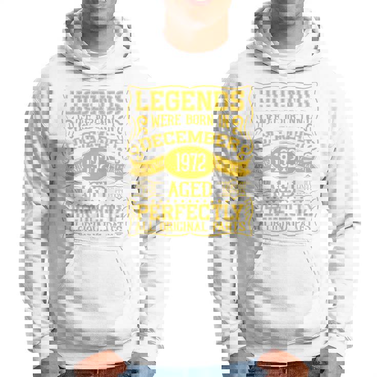 1972年12月に誕生した52歳の誕生日レジェンド。 長袖tシャツ パーカー
