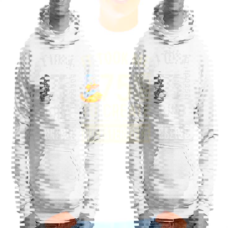 75歳の誕生日ダックスターピースtシャツ ユニークなダック愛好家 75歳 長袖tシャツ パーカー