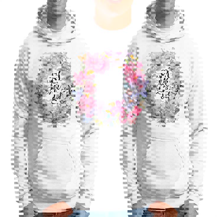 80 Years Loved 80歳の誕生日 フローラルリース 80歳 パーカー