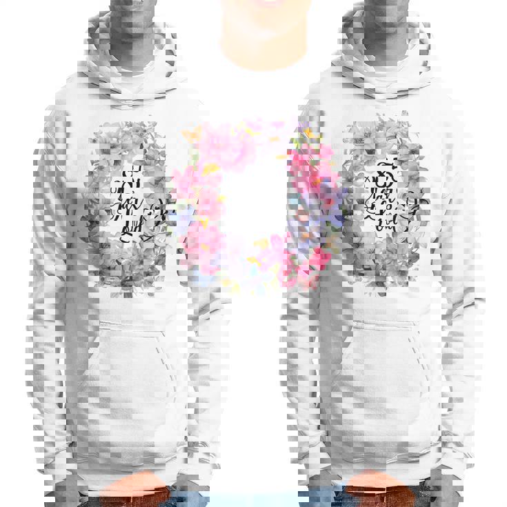 85年間愛されている 85歳の誕生日 花のリースと蝶 パーカー