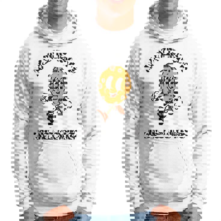 All You Need Is Love And Cookies レトロ 70年代 かわいい ハッピークッキー 長袖tシャツ パーカー