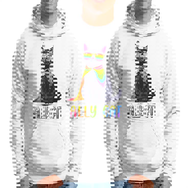 Ally Cat Lgbtゲイプライド月間2025レインボー平等権 パーカー