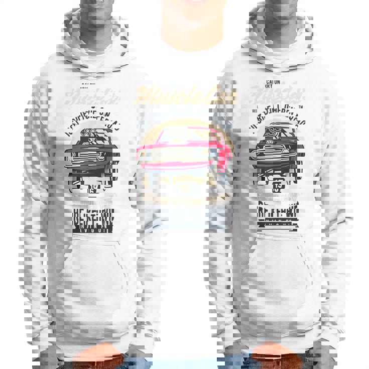 American Muscle Cars レトロカー愛好家用 パーカー