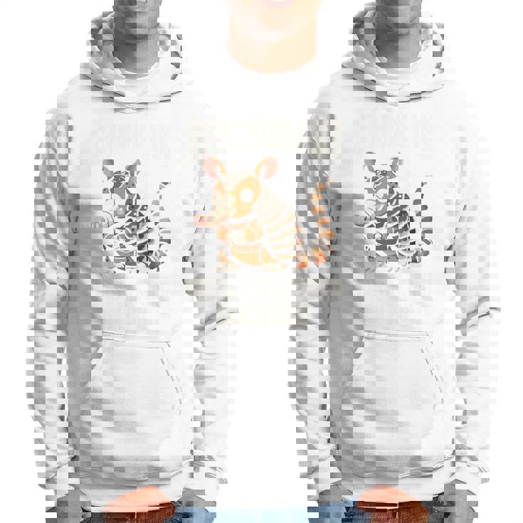 Armadillo かわいいアーマー アニマル アルマジロ 長袖tシャツ パーカー